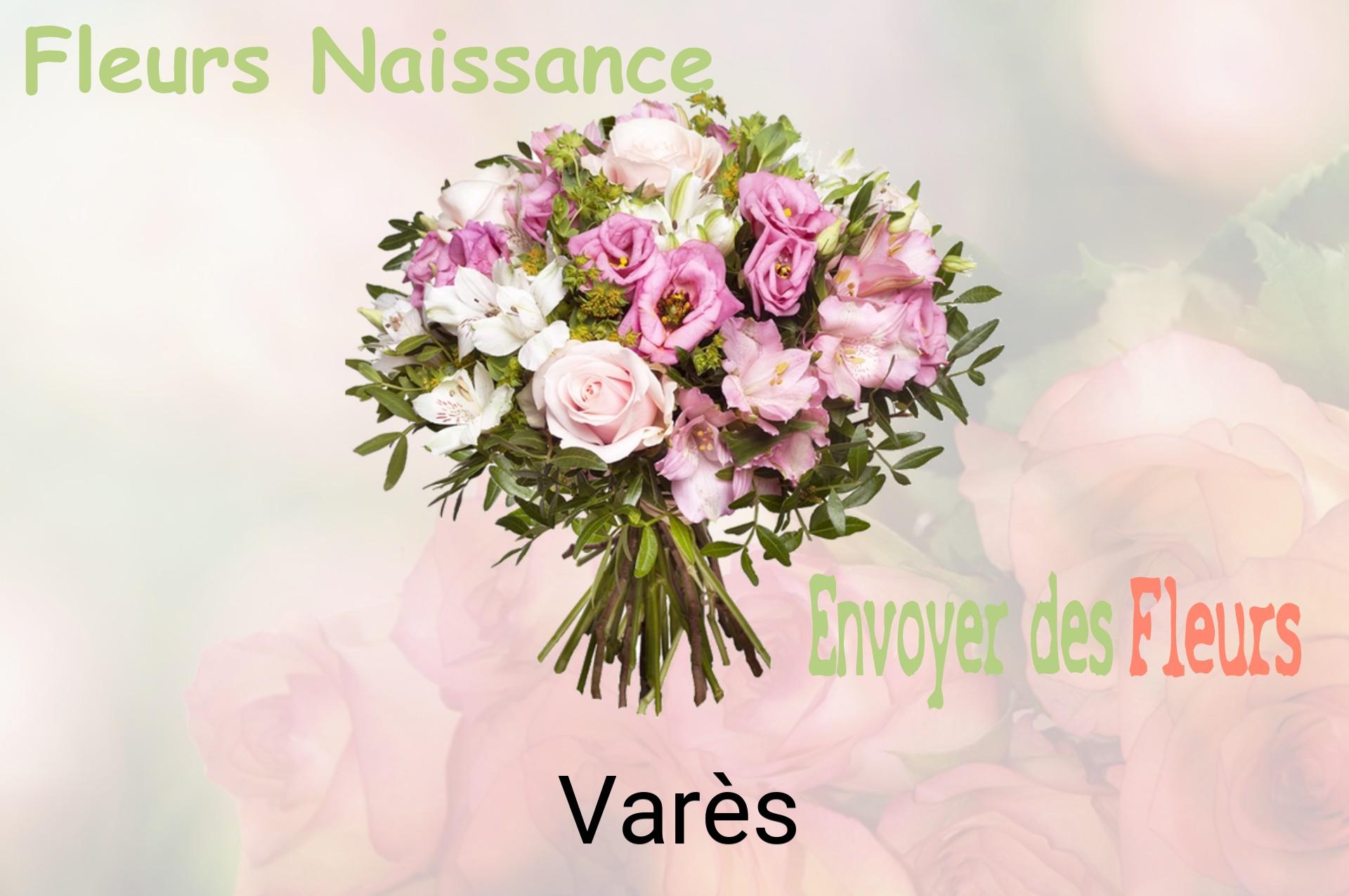 Bouquet de fleurs de naissance livré à Varès